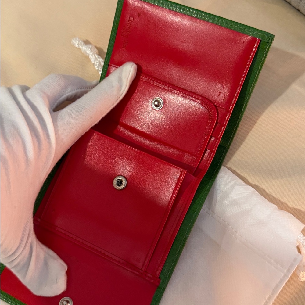 Authentic Christian Dior Trotter 1 Trifold Wallet - Picture 11 of 15